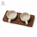 Mug Holder — Minimal Wooden Tray