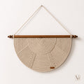 Macrame Wall Hanging — Handwoven Cotton & Wood