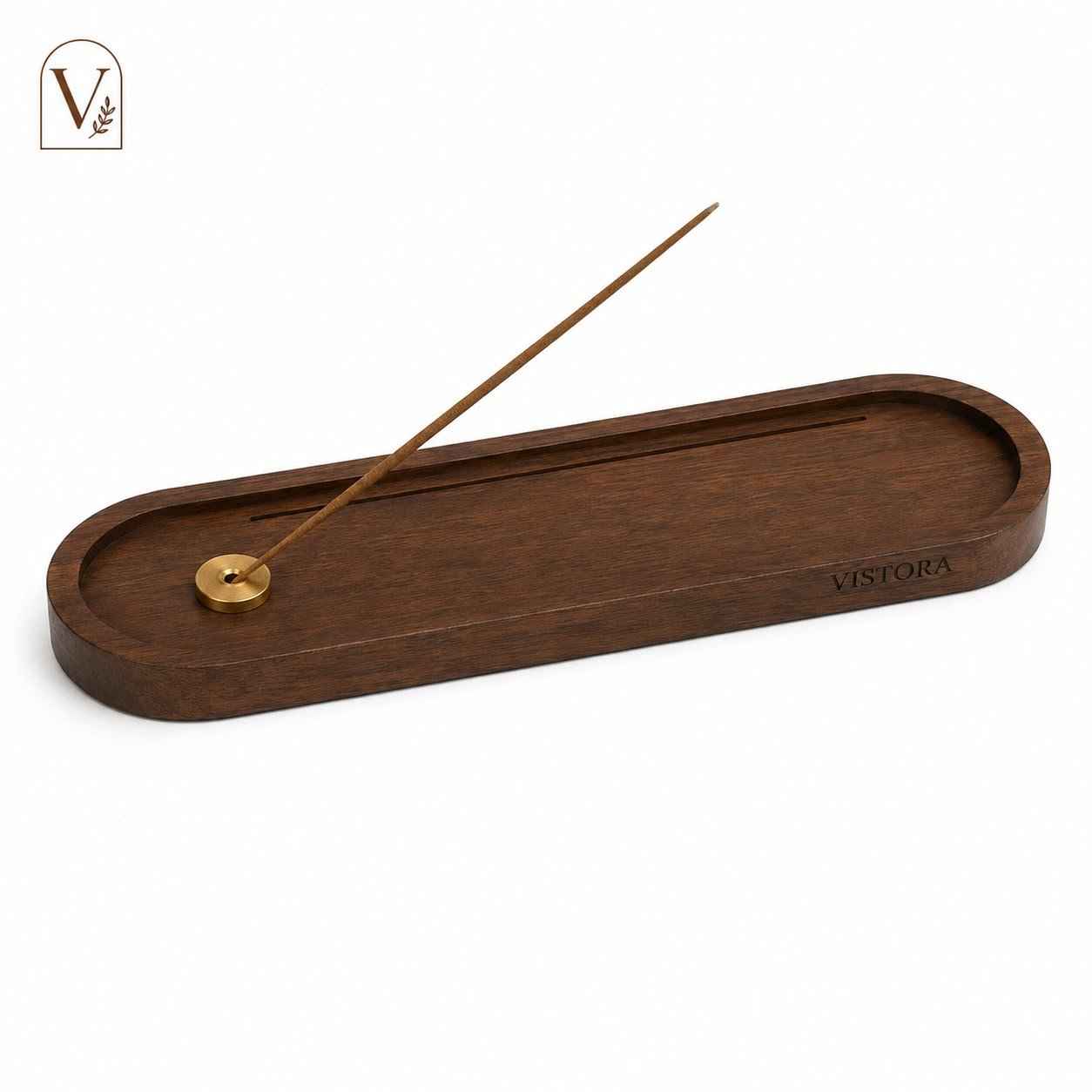 Incense Tray — Minimal Wooden Incense Stick Holder